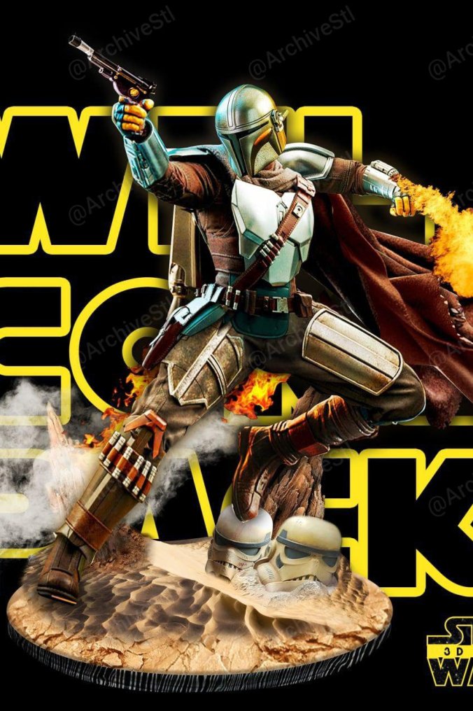 《环太平洋曼达洛人(Mandalorian)》3D打印图纸